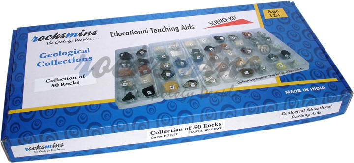 Rocks Collection 50 Partition Tray Box